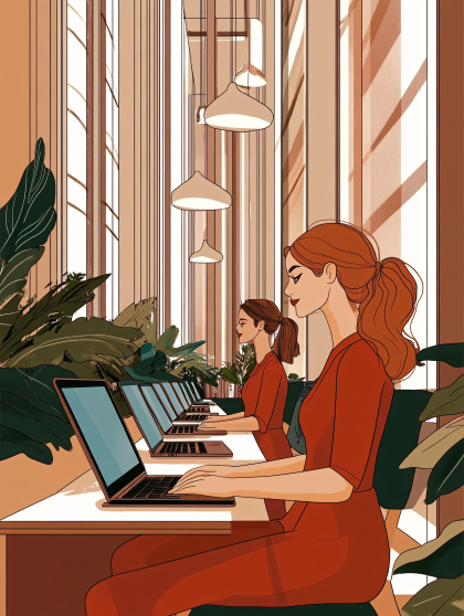Modern Office Workspace