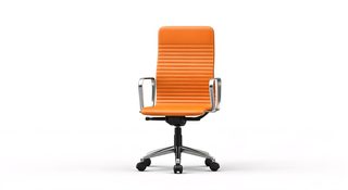 orange office chair