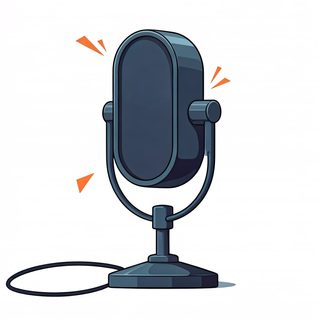 studio microphone illustration