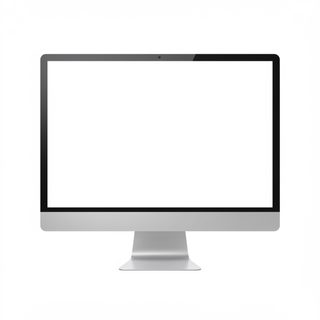 silver desktop monitor