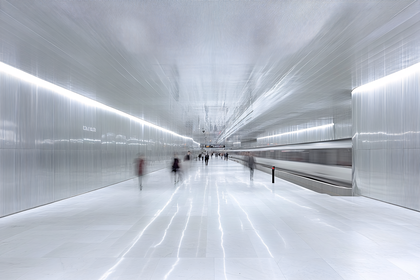 Modern Subway Station