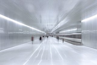 Modern Subway Station