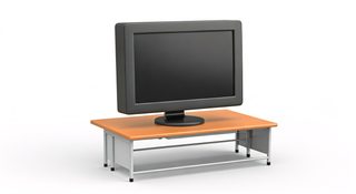 tv on stand