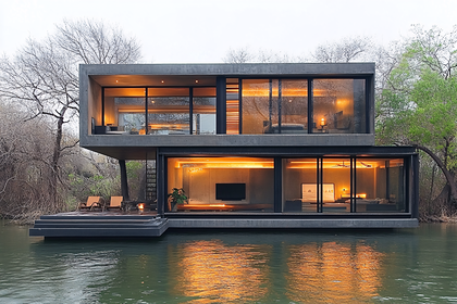 Modern Waterfront House