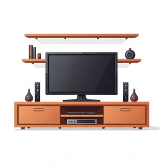 wood entertainment center