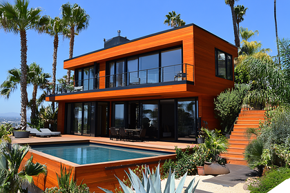 Modern Wooden House with Pool