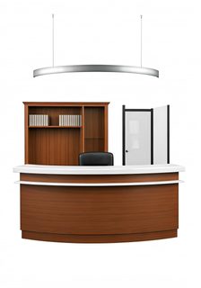 reception desk interior