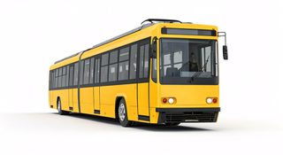 yellow-articulated-bus