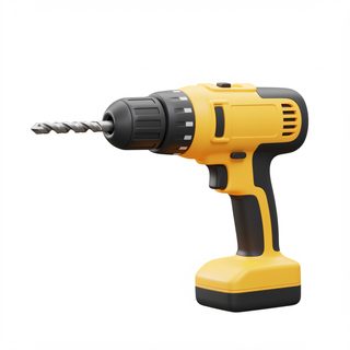 yellow power drill