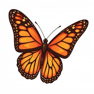 Monarch Butterfly Illustration