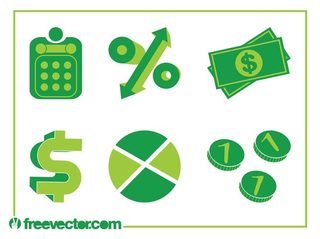 Money Icons Free Vector