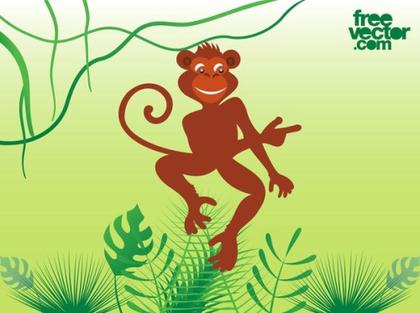 Monkey Free Vector