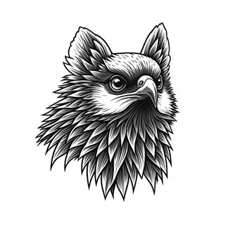 eagle head illustration