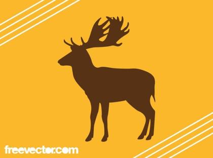 Moose Silhouette Free Vector