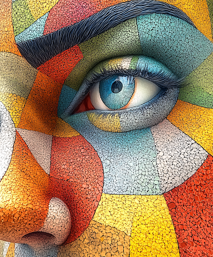 Mosaic Face Detail
