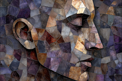Mosaic Face Profile