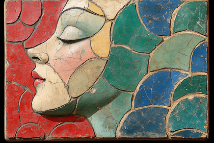 Mosaic Face Profile