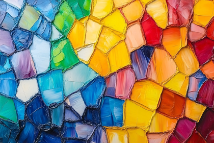 Mosaic of Rainbow Colors