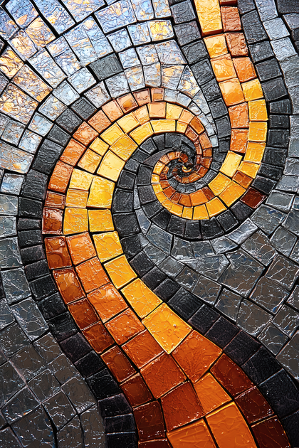 Mosaic Tile Spiral
