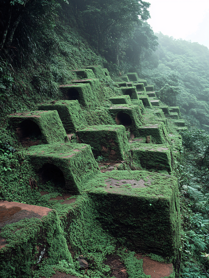 Moss Covered Drainage System