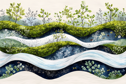 Mossy Hills Landscape
