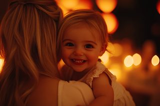 Mother And Child Embrace
