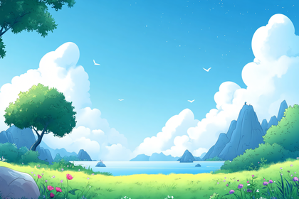 Mountain Lake Landscape