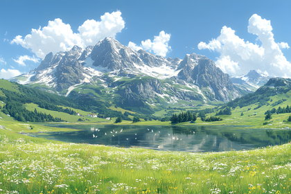 Mountain Lake Vista