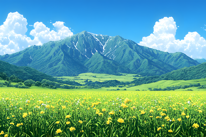 Mountain Meadow in Bloom