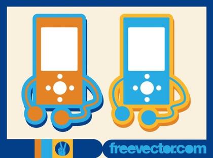 MP3 Player Icon Free Vector