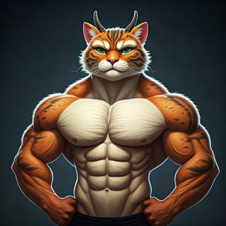 muscular tiger character