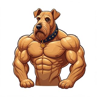 Muscular Terrier Dog