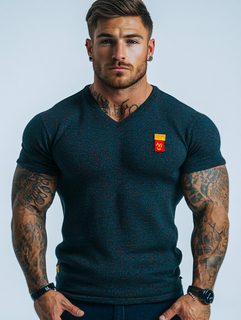 Muscular Man Posing Confidently