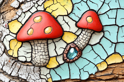 Mushroom Garden Art