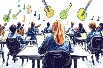 Music Class Illustration