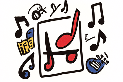 Music Notes Composition
