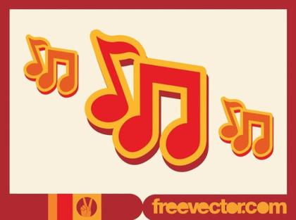 Music Notes Icon Free Vector