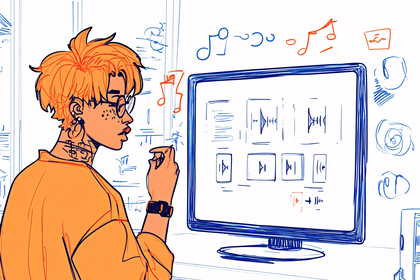 Music Producer at Work