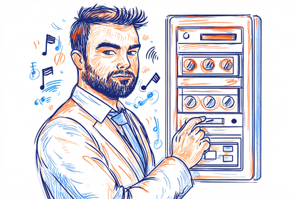 Music Producer with Control Panel