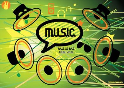 Music Speaker Icons Free Vector