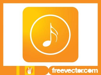Musical Note Icon Free Vector