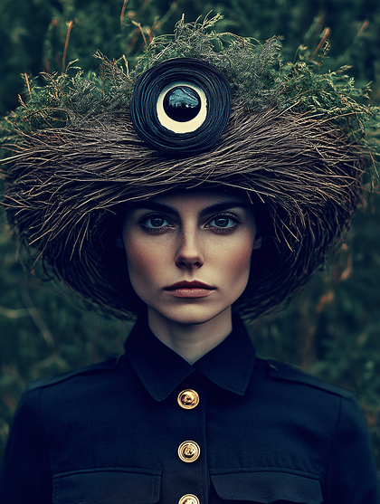 Mysterious Forest Woman
