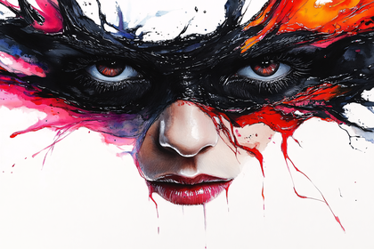 Mysterious Masked Face