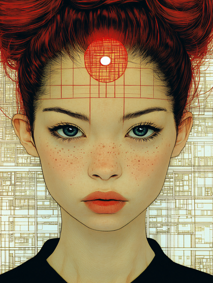 Mystic Grid Portrait