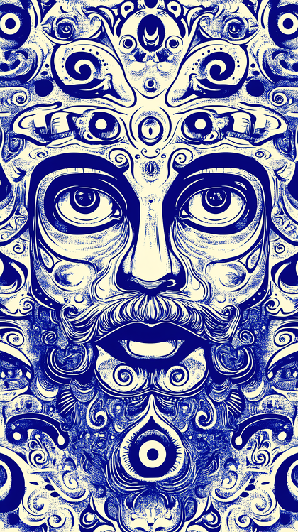 Mystical Face Portrait