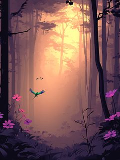 Mystical Forest Parrot