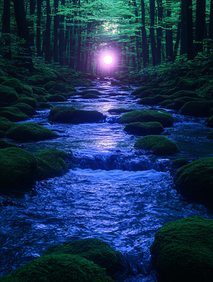 Mystical Forest Stream