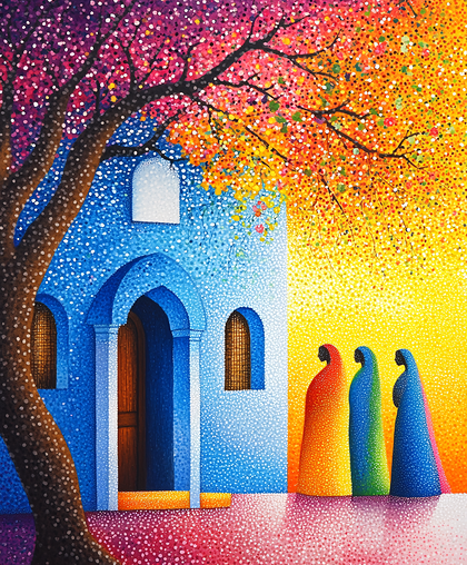 Mystical Gathering Under The Tree