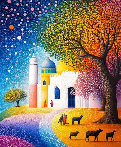 Mystical Islamic Landscape
