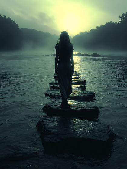 Mystical Journey on Misty River